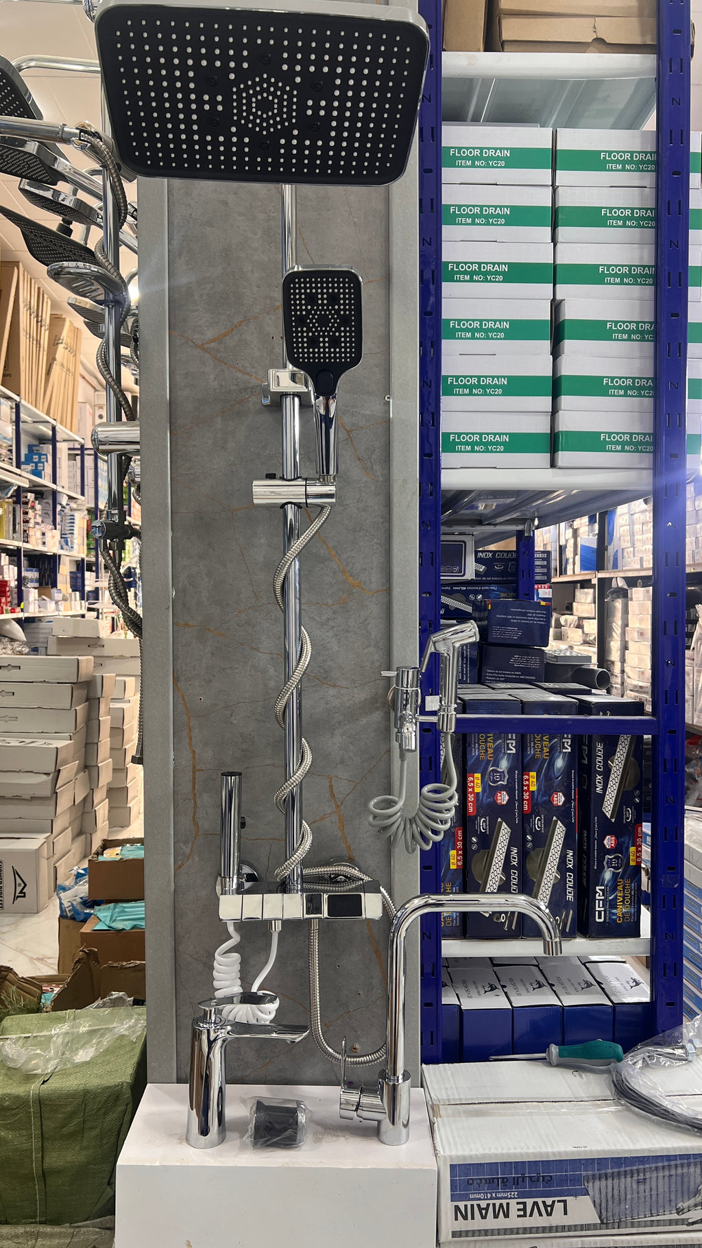 Pack mitigeur + colonne ficheur